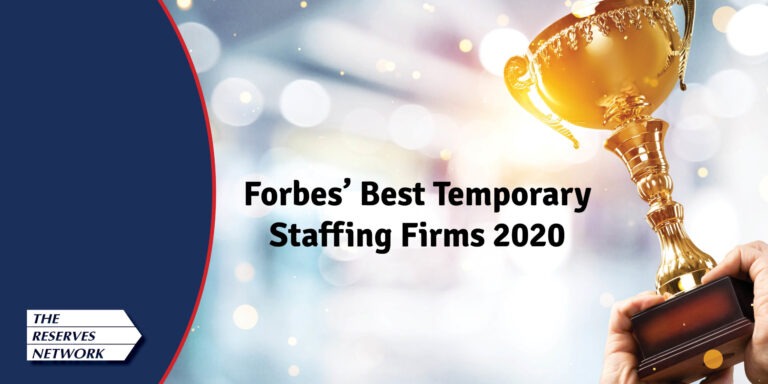 The Reserves Network Awarded as One of Forbes’ Best Temporary Staffing Firms 2020