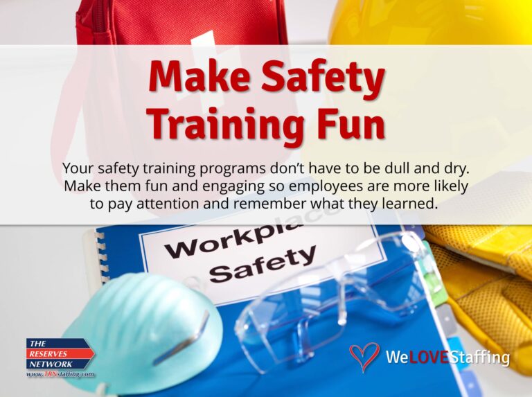 Make Safety Training Fun