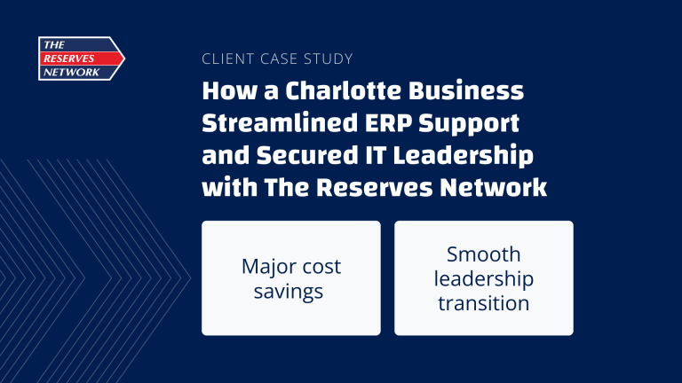 How a Charlotte Business Streamlined ERP Support and Secured IT Leadership with The Reserves Network 